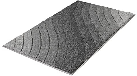 Kleine Wolke Badteppich Tender, Anthrazit 60x100 cm grau 4004478293014
