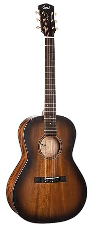 Cort CORE-PE Parlor Elektroakustische Gitarre, offenporiger Farbverlauf (+ Soft Case)