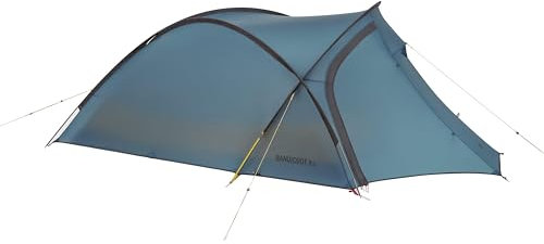 OEX Bandicoot II Ultralite Tent for 2 People with Porch Area and 2 Doors, 2 Man, Ultra Lightweight, Compact Pack Size, All Year Use, Backpacking, Hiking, Weekend Trips, Wild Camping, 1500mm HH, Blue
