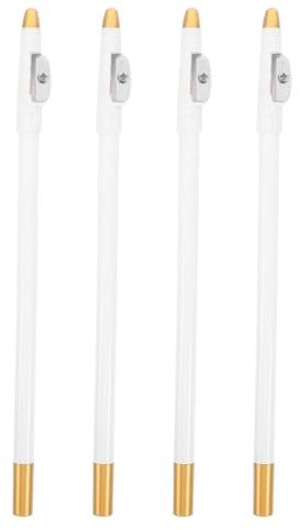 SHERCHPRY Ensemble Crayons Sourcils Et Barbe 4 Pièces Avec Aiguillon Intégré Crayons Détaillants Pour Cheveux Maquillage Imperméable Pour Hommes Et Femmes Usage Quotidien