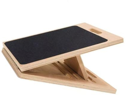 Estirador de piernas para atletas profesionales y entusiastas del fitness en el hogar, tabla de estiramiento de pantorrillas ajustable de madera de alta calidad, dispositivo de estiramiento de