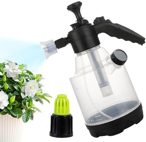 Spruzzatore a pressione con pompa manuale da 3 l, con ugello regolabile, per dettagli auto, irrigazione esterna, cura dei fiori