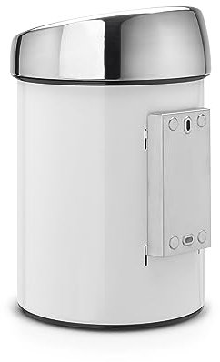 Brabantia 364488 Touch Bin, 3 L - White