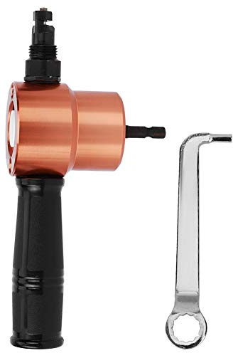Jenngaoo Doppelkopf Blechknabber Aufsatz für Bohrmaschine, Schnittstärke 1,8 mm
