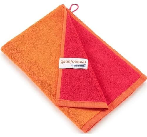 Bassetti New Shades Gäste-Handtuch aus 100% Baumwolle in der Farbe Mandarine O2, Maße: 40x60 cm - 9327874