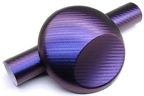 COYOUCO Kohlefaser-Vinylfolie für Autos, Chamäleon Wrap Rolle Vinylfolie Selbstklebende Folie für Autos mit Werkzeugen, Detaillierungsband Anti-Kratz-Aufkleber für Autos Computer,10cm*300cm