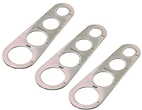 VINTORKY 3piezas Medidor De Fideos De Utensilios De Cocina Herramienta Para Espaguetis Acero Inoxidable