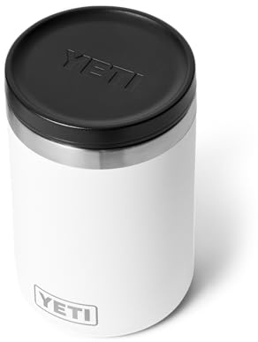 YETI Rambler Food Jar, Vacuum Insulated Stainless Steel Container with Leakproof MagVent Lid, White, 16 oz (473 ml)