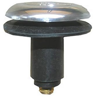 LASCO 03-4825 Rapid Fit Style Strainer Stopper Bathtub, Chrome Plated