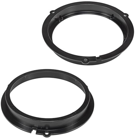 tomzz Audio 2815-010 Lautsprecherringe Adapter Halterungen kompatibel mit Alfa Romeo Ford Hyundai Jaguar Landrover für 165mm DIN Lautsprecher