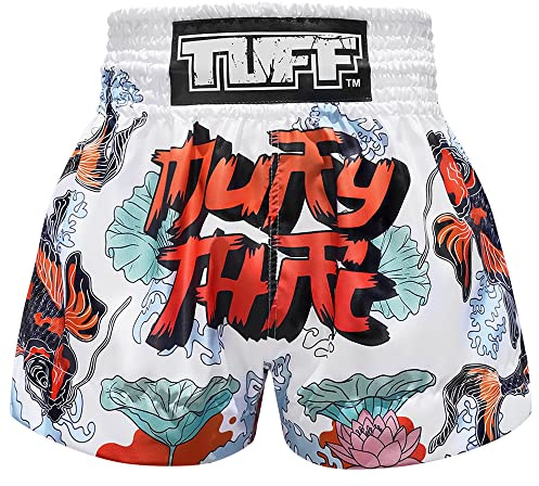 Tuff Boxing - Short de Muay Thai pour le sport, entraînement en arts martiaux, vêtement de gym, L
