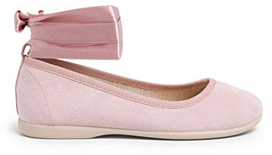 Pisamonas Bailarina Cintas Raso Cierre Pulsera Talla 35 Color Rosa Palo