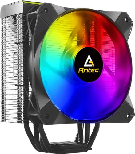 Antec FrigusAir 400 ARGB Kühlkörper & Lüfter, Intel & AMD Sockets, PWM ARGB Fan, Direct Touch Heatpipes, ARGB Controller, 150W TDP