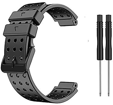 MODJUEGO Silikon-Uhrenarmband mit Werkzeug für Garmin Approach S20 Uhrenarmband, Silikon