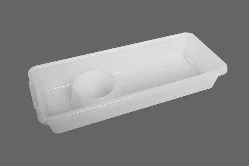 M&S Reptilien Wanne klar (462x125x87,5mm) mit Wasserschalen Halterung