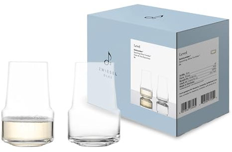 Zwiesel Glas Level Sekt Tumbler (2er Set), Sektgläser ohne Stiel mit Moussierpunkt für Sekt, Matcha Latte und Shakes, spülmaschinenfeste Tritan-Kristallgläser, Made in Germany (Art.-Nr. 123914)