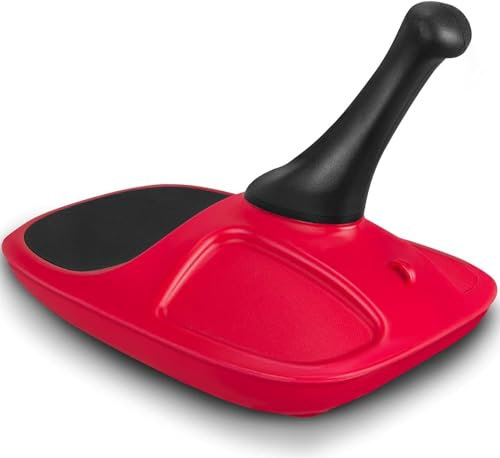 Fannou Bob Schneebob Rodelschlitten Kinderschlitten Zipfelbob Robuster Kunststoffrodel Stabil für Kinder&Erwachsene Schneesport Winter Sports ZIPFEL Schlitten mit einfacher Steuerung bis 100kg-Rot