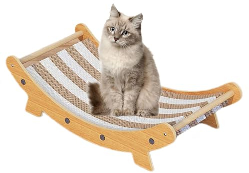 Tiragraffi per gatti | Amaca per gatti domestici | Robusto posto per dormire per gatti come pavimento balcone angolare