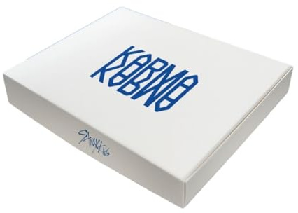 Stray Kids 4th Full Album [KARMA] versión estándar de libro de fotos + P.O.B + [tarjeta fotográfica extra especial] (HOORAY)