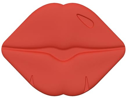 Organizadores portátiles de silicona para pintalabios con espejo integrado y soporte ajustable para teléfono para viajes, almacenamiento de maquillaje, cosméticos, estuche de espejo, rojo oscuro