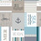 PVC Tischdecke Maritimo blau weiß Taupe Wachstuch • Breite & Länge wählbar • Fisch Sea Mer Maritim, Größe:140 x 100 cm