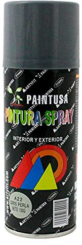 Acan Montoro - Bote de Pintura en Spray A22 Gris Perla 200 ml. Válido para Multitud de Materiales de Interior y Exterior