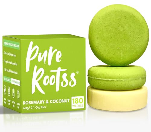 PureRootss Rosemary Shampoo and Conditioner Bars For All-type Hair