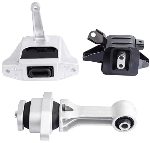 Engine Motor and Transmission Mount Kit Compatible with 2017-2020 Hyundai Elantra 1.4T1.6T 2.0L & 2018-2020 Hyundai Elantra GT 1.6T 2.0L OE A71210 21810F2000 A71207 21830F2100 A71100 21950F2000 3PCS