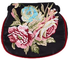 FUNOMOCYA Retro Tasche Im Ethno-stil Bestickte Damen-handtasche Canvas-außenmaterial Leicht Und Tragbar Für Alltagsgebrauch