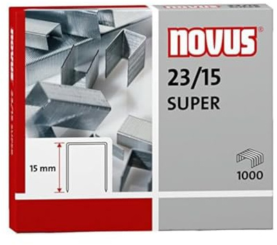 Novus 23/15 - Caja de 1000 grapas