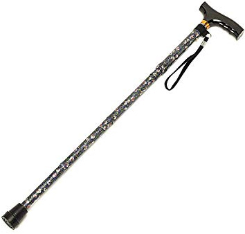 Homecraft - Bastón plegable (longitud regulable, 73,6-83,2 cm), diseño de rosas