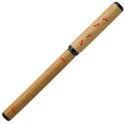 あかしや Akashiya AK3200MK-39 Natural Bamboo Brush Pen, Dragonfish/Paulownia Box