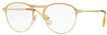 Persol Herren 0PO7092V Sonnenbrille, Matte Gold/Gold, 50