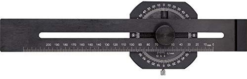 FORTIS Präzisions Streichmass mit Gradm. 250mm