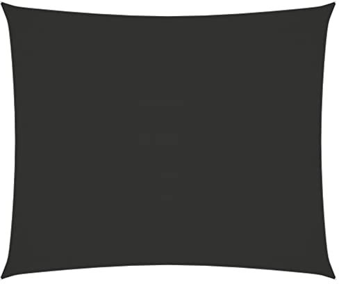 vidaXL Sonnensegel Wasserfest Sonnenschutz Windschutz Sonnendach UV Schutz Garten Terrasse Balkon Oxford-Gewebe Rechteckig 3x4m Anthrazit