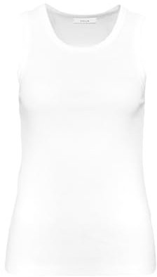 OPUS Damen Top | ILESSO Slim aus BCI Cotton Mix White, 44