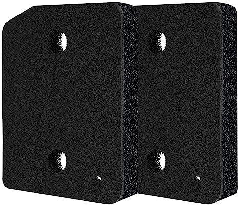 Lot de 2 filtres pour sèche-linge Miele T1 9164761 - À pompe à chaleur - Fin/gros - 207 x 157 x 30 mm - Filtre éponge de rechange pour sèche-linge à pompe à chaleur