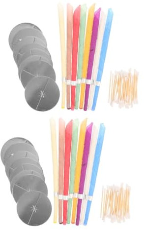 minkissy 2 Sätze geldschrank schlüsselsafe aroma sticks baumwolltücher praktische Ohrenkerzen praktische Ohrenschmalzkerze Ohrenreiniger für zu Hause Ohrenschmalzkerzen Baumwolle