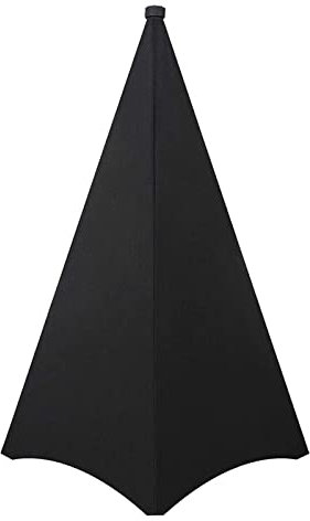 CHOYUE Cubierta Universal para Soporte de Altavoz con luz para DJ, trípode de Triple Cara, Falda, Cubierta de Lona, Material Estirable (trípode no Incluido)