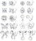 MILACOLATO 9 Pairs Clip Ohrringe Set für Damen und Mädchen Gold und Silber Ohrclips ohne Ohrlöcher mit Zirkonia Perlen und Blumen Designs Hypoallergen Ohrringe