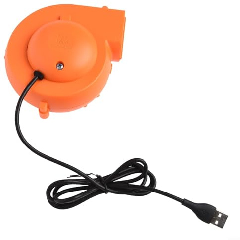 Mini ventilatore elettrico compatto per costumi gonfiabili e giocattoli, forte flusso d'aria e design leggero