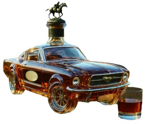 400ml Whiskykaraff, Vintage Klassisk Racerbilsdesign Karaff Med Propp För Män, Kreativ Likördispenser För Hemmabar, Fest & Dryck C