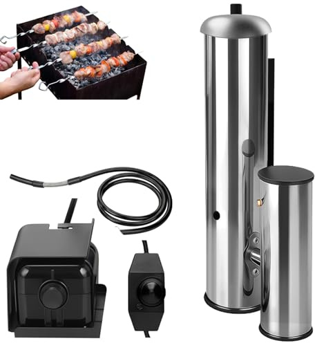Générateur de fumée froide en acier inoxydable - Pour fumoir, barbecue électrique, avec pompe à oxygène super puissante de 25 W - Fumoir portable - Fumoir à froid pour poisson, viande