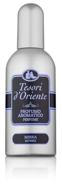 Tesori d'Oriente - Profumo Aromatico Mirra, dalla Fragranza Esotica, Note di Bergamotto, Ambra e Vaniglia, 100ml