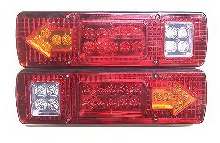 Feu arrière TOTMOX 2X LED 19 LED 12V pour camions, caravanes, camionnettes, remorques pour bateaux