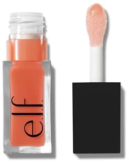 e.l.f. Glow Reviver Huile à lèvres nourrissante et teintée pour une finition très brillante, enrichie en huile de jojoba, végétalienne et sans cruauté envers les animaux, fixation corail