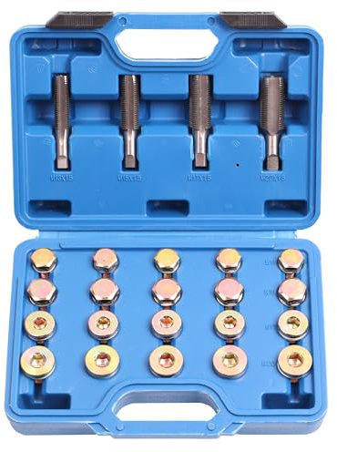 echtools Reparaturset Ölablassschraube Reparatur Ölwanne Gewinde M13 M15 M17 M20