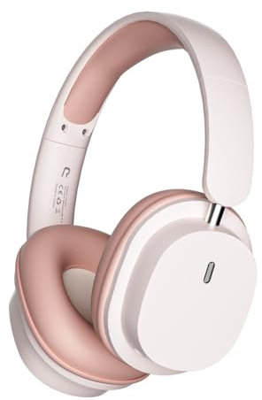 YiYunTE Auriculares Diadema Inalambricos Bluetooth Cascos con Cable y Microfono Auriculares Cancelacion Ruido Cascos Plegable Auriculares Over Ear Headphones Cascos para Musica Gimnasio Gym PC Rosa