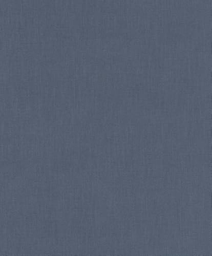 Rasch tapeter 633160 – unik tapet av fleece i blått från kollektionen Color your life – 10,05 m x 0,53 m (L x B):