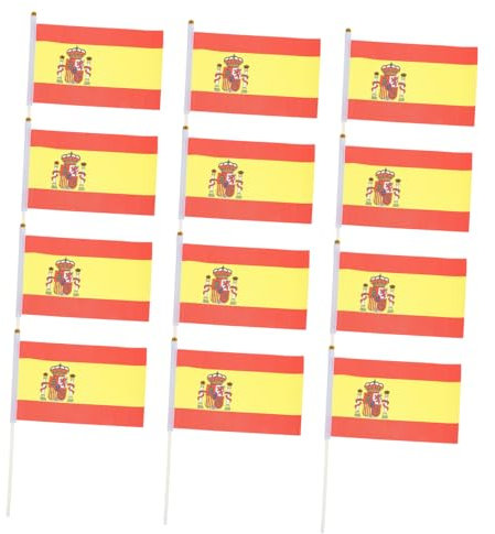 VICASKY Lot de 50 drapeaux nationaux portables pour événements sportifs Drapeaux durables et résistants aux intempéries pour les fêtes et la décoration de la maison